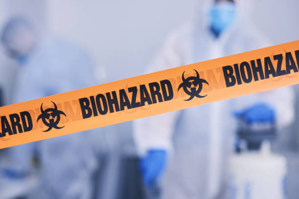 Professional Biohazard Cleanup technician working in West Jordan, UT